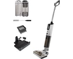 Princess 337010 AquaMotion Plus Vloerreiniger 4in1 - Draadloos - BLDC Motor - 25,9 V - Stofzuigt, wast en droogt tegelijkertijd - Elektrische dweil - Reinigingsmachine - Floor washer - 40 min accuduur