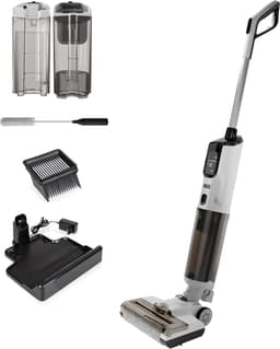 Princess 337010 AquaMotion Plus Vloerreiniger 4in1 - Draadloos - BLDC Motor - 25,9 V - Stofzuigt, wast en droogt tegelijkertijd - Elektrische dweil - Reinigingsmachine - Floor washer - 40 min accuduur — thumbnail 1