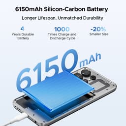 DOOGEE NOTE 56X PRO Smartphone - 32 GB RAM - 128 GB ROM - 4G Dual SIM - 6150 mAh - 6,56 inch - Anroid16 - GPS - NFC - Widevine L1 - Face ID - Zwart — thumbnail 10