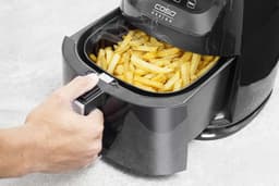 Heteluchtfriteuse met dubbele kamer 3 L – Gezond en snel frituren zonder vet – 1400 W — thumbnail 7