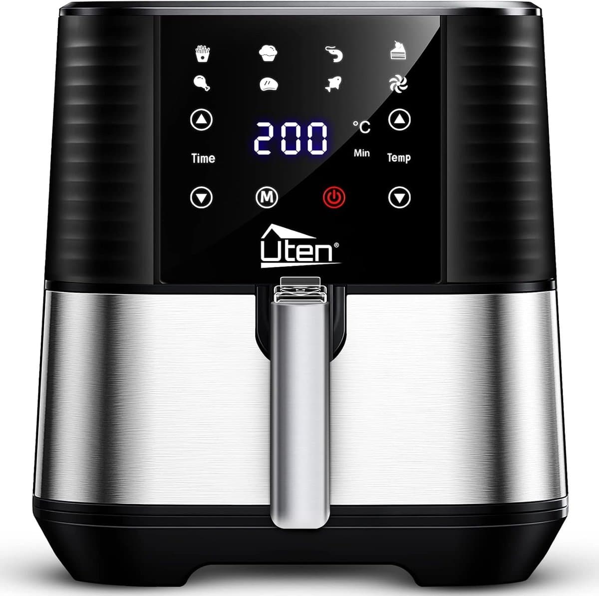Olievrije Airfryer 5,5L met Touchscreen en 7 Kookprogramma's — afbeelding 1