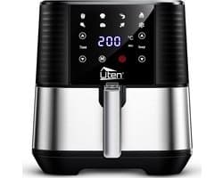 Olievrije Airfryer 5,5L met Touchscreen en 7 Kookprogramma's