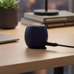 Boompods, Draadloze TWS Bluetooth-miniluidspreker Zero Ocean-collectie Waterdicht IPX6, Marineblauw — thumbnail 2