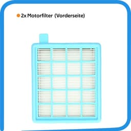 2x HEPA Filter Set Geschikt voor Philips PowerPro Compact & Active - Vervanging FC8058/01 - Voor o.a. FC8470 FC8630 FC9320 FC9530 - 4-delige Set — thumbnail 7