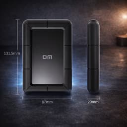 DM Externe harde schijf 500GB - USB-C - Stootvaste HDD voor professioneel gebruik - Zwart — thumbnail 4