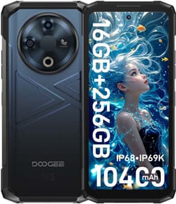 DOOGEE Fire 6 Robuuste Smartphone - IP68/IP69K Outdoor Telefoon - Dual SIM 4G - 16GB RAM - 256GB ROM - 10400 mAh 18W - 6,56 inch IPS - Bluetooth 5.0 - Android 14 - Blauw — thumbnail 1