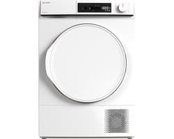 Sharp KDNHA9S6PWECB newline – warmtepomp droger – 9 kg – energie label E – 15 programma’s – LED trommelverlichting – links en rechts draaiend – WIT