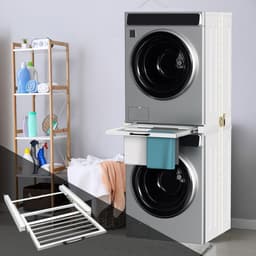 Stapelframe Wasmachine & Droger – Verstelbaar 54-73 cm – 100 kg Draagvermogen — thumbnail 5