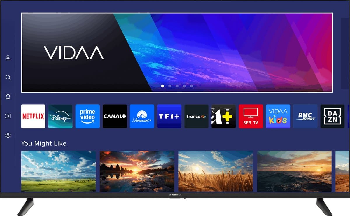 Bluetech - Smart TV - 40 inch - 3 x HDMI - 2 x USB - Wifi - Full HD - Tripple Tuner - 2025 - Netflix Youtube Amazon Prime — afbeelding 1
