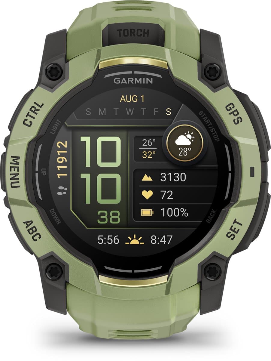 Garmin Instinct® 3 - Smartwatch - AMOLED - 50 mm - Fern Green - Limited edition — afbeelding 1