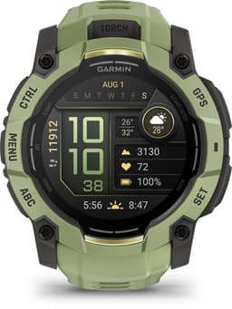 Garmin Instinct® 3 - Smartwatch - AMOLED - 50 mm - Fern Green - Limited edition — thumbnail 1