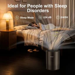 House of Balance Smart Air Purifier- Luchtreiniger - Luchtzuiveraar - Anti Geur - Anti Allergie - Wifi App - Zwart — thumbnail 2