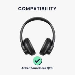 kwmobile hoes geschikt voor Anker Soundcore Q20i - 20 x 16 cm - Beschermhoes voor headset in donkerroze - Van neopreen — thumbnail 5