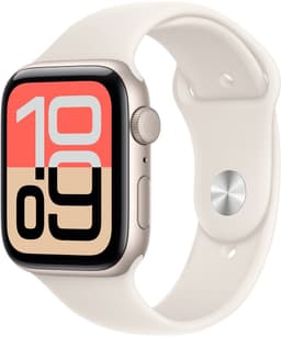 Apple Watch SE 3 - Wifi - 44mm - Starlight Aluminium Case with Starlight Sport Band - S/M — thumbnail 1