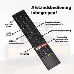 Salora 50QLEDTV - 50 Inch Smart TV - 4K TV - Smart TV - Televisie - QLED - Zwart - 2025 — thumbnail 12