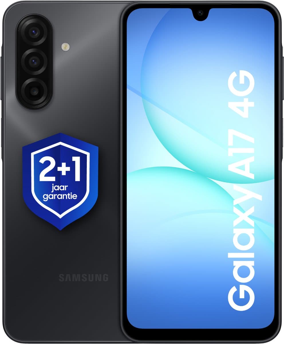 Samsung Galaxy A17 4G - 128GB - Black + 1 jaar extra garantie — afbeelding 1
