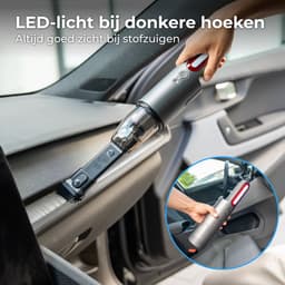 Nuvance Auto Stofzuiger - 6000Pa - Draadloos - Usb Oplaadbaar - Handstofzuiger - Autostofzuiger - Kruimelzuiger - Kleine Stofzuiger — thumbnail 3