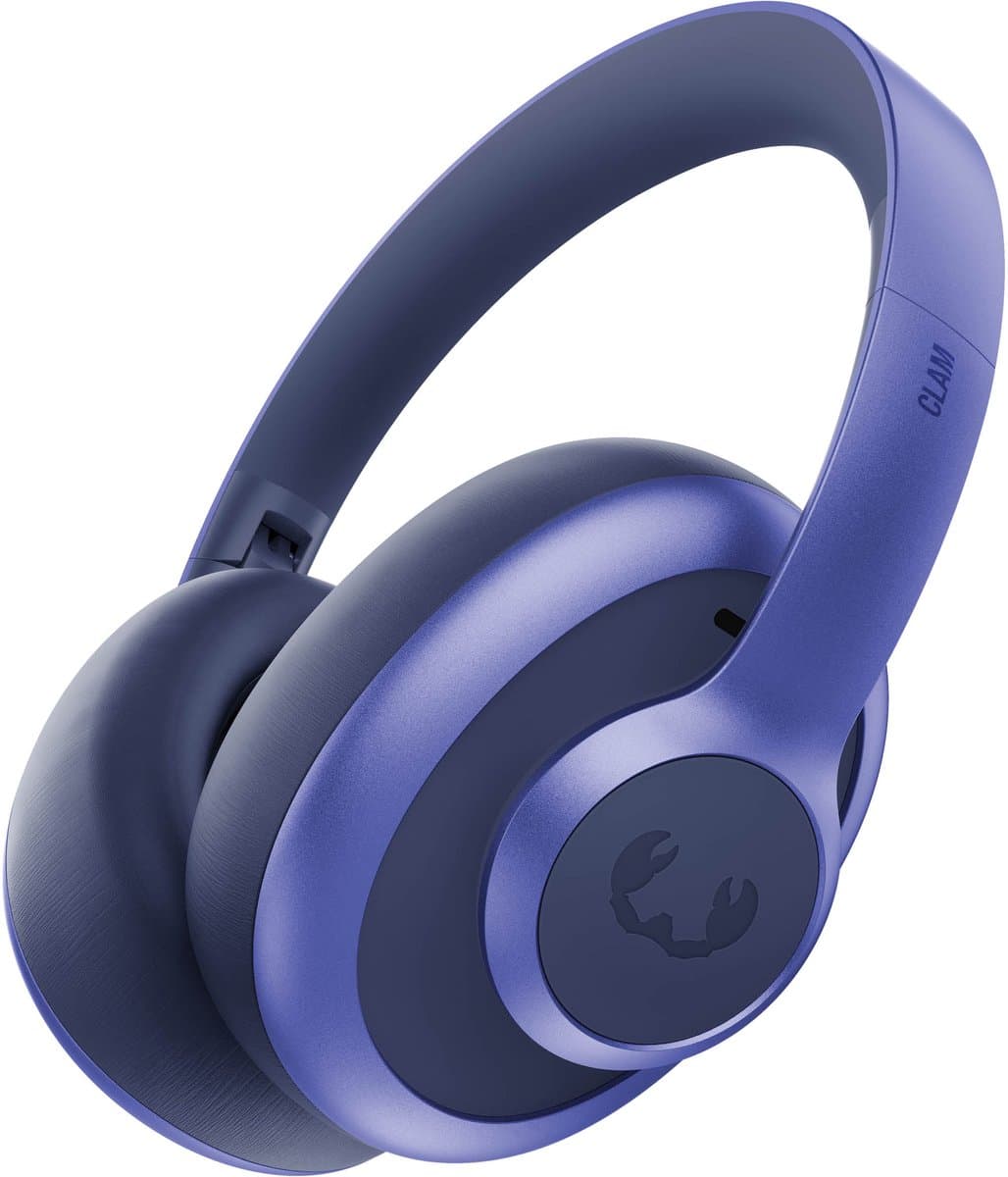 Fresh 'n Rebel Clam Ace 2 – Draadloze Bluetooth Koptelefoon met Active Noise Cancelling – 100+ uur Speeltijd - Met volume wiel - True Blue — afbeelding 1