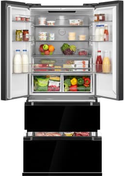 Heinner HCFD-M516INVHGBKE++ French Door Amerikaanse Koelkast – 516 L – No Frost – LED Touch Display – InoxCool Technology & ADT Fresh System – Zwart – 5 Jaar Garantie — thumbnail 3