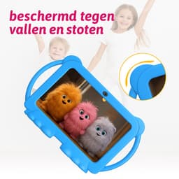 Kindertablet – Kindertablet vanaf 3 jaar – 7 inch – Android 14 – 4GB RAM + 32GB – Educatieve Kinder Tablet met Ouderlijk Toezicht – Schokbestendige Siliconen Hoes – Roze — thumbnail 9