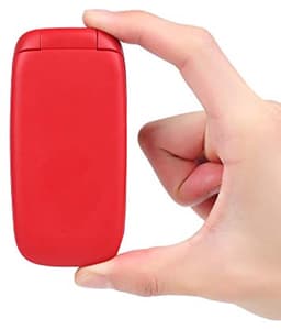 Mobiele Telefoon voor Senioren met Grote Toetsen en Dual SIM - Rood — thumbnail 6