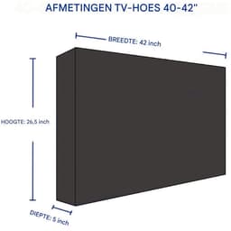 QTTVBTNA -Waterdichte TV Hoes 40–42 inch – 600D Oxford Stof met PVC-Coating – Weerbestendige Bescherming voor Buiten TV’s — thumbnail 6