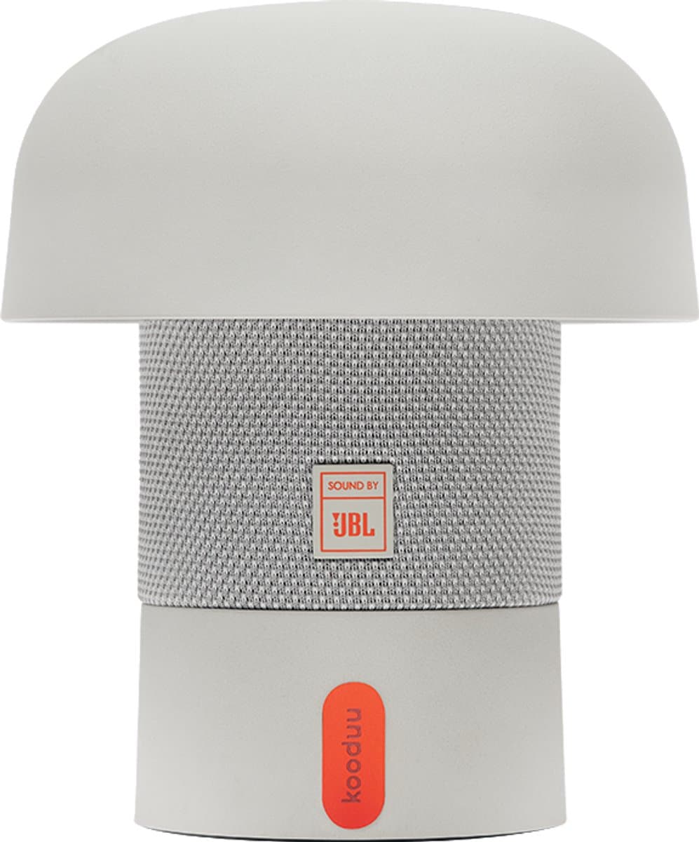 Kooduu Sensa PLAY Mini - Bluetooth Speaker - Tafellamp - Led lamp - Nachtlamp - Dimbaar - 16cm - Oplaadbaar - Voor binnen en buiten - kleur Cloudy White — afbeelding 1
