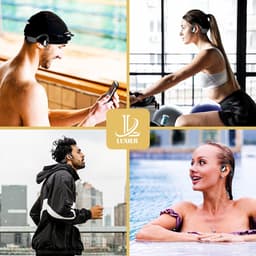 LUXIER Bone Conduction Headphone – IP68 Waterdicht – 32GB Geheugen – Open-Ear - Sport Headset – Draadloze Oortjes – Bluetooth 5.3 – Geschikt voor elk Apparaat – Black Friday Deal — thumbnail 9