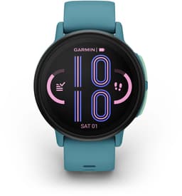 Garmin Bounce 2 - Smartwatch voor kinderen - 43 mm - AMOLED - Live locatie-tracking - Turquoise — thumbnail 1