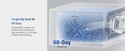 ECOVACS - DEEBOT Mini Blauw - compacte Robotstofzuiger - 9.000 Pa zuigkracht- Zelfreinigende Robotstofzuiger met Warmwater – Dweilsysteem - Automatisch Leegstation - Geschikt voor dierenharen — thumbnail 6
