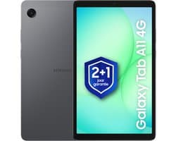 Samsung Galaxy Tab A11 - 4G - 128GB - Gray + 1 jaar extra garantie