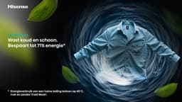 Hisense WF5I1045BBQ Wasmachine - Voorbelading - 10,5 kg - 1400 RPM - Zwart - A-klasse - ConnectLife - Quick Wash - Pure Jet - iFit - iPlay - Trommelverlichting — thumbnail 10