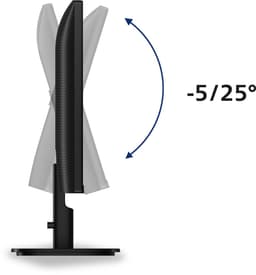 Philips 2000 series 24B2N2200/00 computer monitor 60,5 cm (23.8") 1920 x 1080 Pixels Full HD LCD Zwart — thumbnail 2