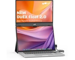 Mobile Pixels Duex Float 2 - Portable Monitor - 15.6 inch Monitor - FHD - 60hz - Draagbaar Beeldscherm - Draagbare Monitor - Extra Laptopscherm