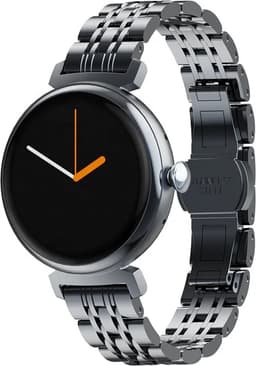 Belesy® Dakota Smartwatch Dames – Smartwatch Heren – Horloge 1.04 inch AMOLED Kleurrijk Touchscreen – Veel Gezondheidsmeters – Fitness Tracker – Agenda & Email & Meldingen – Bluetooth Bellen – Muziek Speler – AI Voice Assistent – Zwart Staal — thumbnail 1