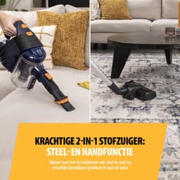 Tristar SZ-2318 - Steelstofzuiger 600W - 2 in 1 Stofzuiger en kruimeldief - Bedraad, Incl opzetstukken - Blauw — thumbnail 2