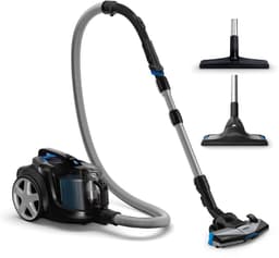 Philips Stofzuiger zonder Zak FC9741/09 - Alle Vloertypen - Sterke Zuigkracht - Met HEPA 13 Allergiefilter - Lang Snoer - Incl 4 Extra Mondstukken - Zwart — thumbnail 14