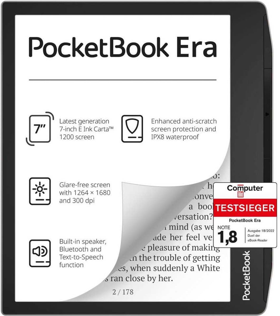 Pocketbook Era Stardust - Stardust Silver - 16GB - E-reader - Groot 7 inch scherm - Snel - Waterdicht — afbeelding 1