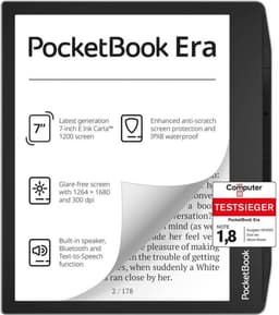 Pocketbook Era Stardust - Stardust Silver - 16GB - E-reader - Groot 7 inch scherm - Snel - Waterdicht — thumbnail 1