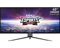 MSI MAG401QR - Ultrawide QHD Gaming Monitor - 155hz - Mystic Light - USB-C 65w - KVM - 40 inch