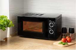 Royalty Line® MWO3818 Vrijstaande Solo Magnetron - 20 Liter - Microwave Met 6 Magnetronstanden - Microgolf - 700W - Binnenverlichting - Zwart — thumbnail 5