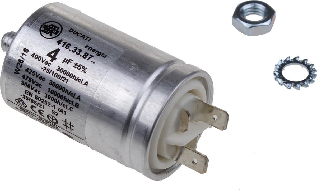 WHIRLPOOL - CONDENSATOR - 4µF - 481212118277 — afbeelding 1