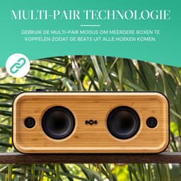 House of Marley Get Together 2 XL Bluetooth Speaker - Draadloos - 20+ Uur Batterijduur- Multi Pair - Outdoor/Bass Boost EQ modes - 60 watt sound — thumbnail 10
