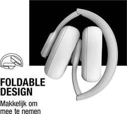Fresh 'n Rebel Clam Ace – Draadloze Bluetooth Koptelefoon met Active Noise Cancelling - 60 uur Speeltijd - Met volume wiel - Ice Grey — thumbnail 15