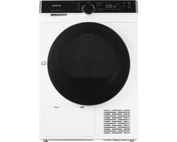 Inventum VDW8020W - Warmtepompdroger - 8kg - 14 programma's - UV-licht - 65 dB - Wasdroger - Wit