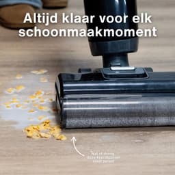 Achaté Dweilstofzuiger – 3-in-1 Steelstofzuiger met Dweilfunctie – Nat & Droog Vloerreiniger – Draadloos 55 min – Zelfreinigend – Voor streeploos schone vloeren — thumbnail 13