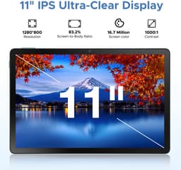 DOOGEE Tablet U11 Pro VIP - Tablette - 30GB RAM + 256GB ROM - 8580 mAh - 11 Inch 1080P 90 Hz - T7200 Octa Core - 13MP Camera - 5G WIFI - Face ID - 7.9 mm Metallic Body - Blauw — thumbnail 4