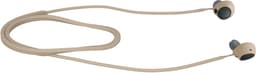 kwmobile Strap Compatible with Sony WF-C700N - Silicone Cord Holder for Wireless Earphones - Beige — thumbnail 1
