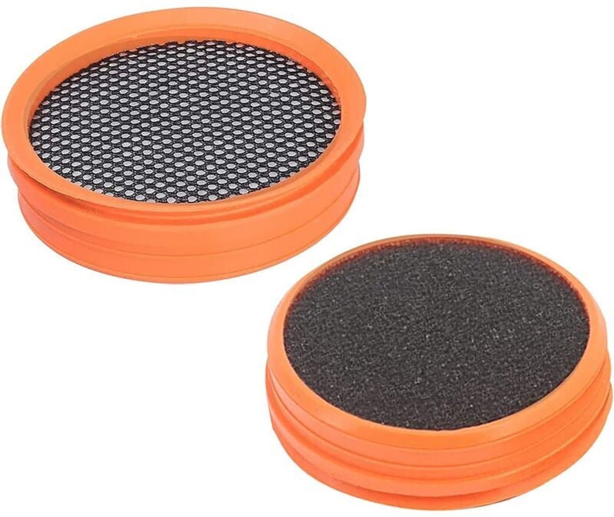 Verpakking van 2 vervangende filters geschikt voor Philips FC8009/01 FC6723 FC6724 FC6725 FC6726 FC6727 FC6728 FC6729 stofzuiger — afbeelding 1