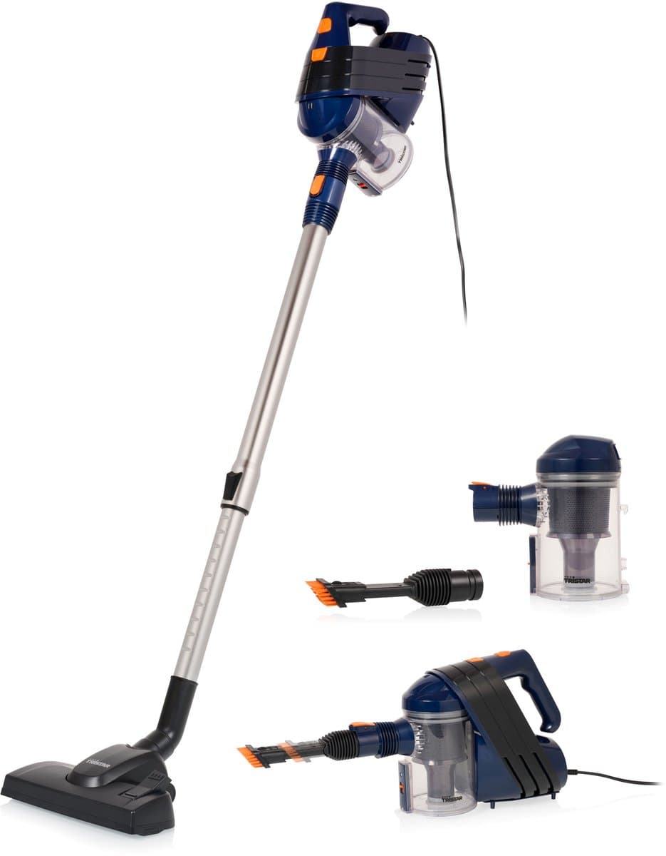 Tristar SZ-2318 - Steelstofzuiger 600W - 2 in 1 Stofzuiger en kruimeldief - Bedraad, Incl opzetstukken - Blauw — afbeelding 1